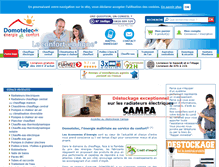 Tablet Screenshot of domotelec.fr